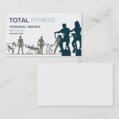 Persoonlijke trainer visitekaartje (Voorkant / Achterkant)