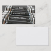 Persoonlijke trainer visitekaartje (Voorkant / Achterkant)