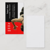 Persoonlijke trainer visitekaartje (Voorkant / Achterkant)