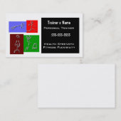 Persoonlijke trainer visitekaartje (Voorkant / Achterkant)