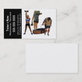 Persoonlijke trainer visitekaartje (Voorkant / Achterkant)