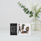 Persoonlijke trainer visitekaartje (Staand voorkant)