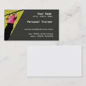 Persoonlijke trainer visitekaartje (Voorkant / Achterkant)