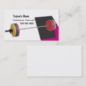 Persoonlijke trainer visitekaartje (Voorkant / Achterkant)