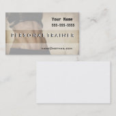 Persoonlijke trainer visitekaartje (Voorkant / Achterkant)