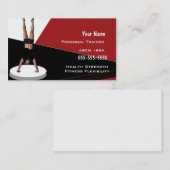 Persoonlijke trainer visitekaartje (Voorkant / Achterkant)