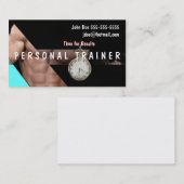 Persoonlijke trainer visitekaartje (Voorkant / Achterkant)