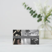 Persoonlijke trainer visitekaartje (Staand voorkant)