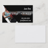 Persoonlijke trainer visitekaartje (Voorkant / Achterkant)