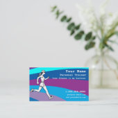  persoonlijke trainer visitekaartje (Staand voorkant)