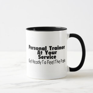 Persoonlijke trainer voor uw service mok