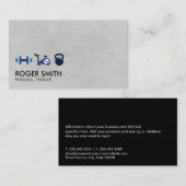 Persoonlijke training Gym apparatuur Visitekaartje (Voorkant / Achterkant)