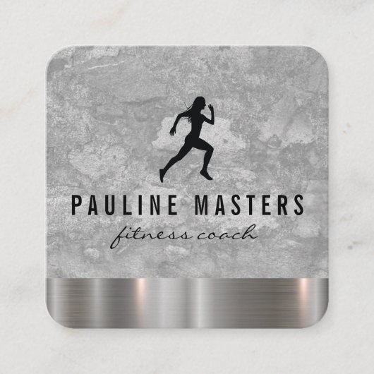 Persoonlijke treinbestuurder Grunge Metal Trim Ben Afsprakenkaartje (Voorkant)