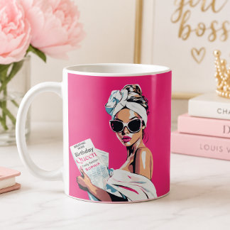 Persoonlijke Trendy Verjaardags Koningin Koffiemok