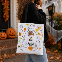Persoonlijke Trick or Treat Schattige Halloween