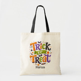Persoonlijke Trick or Treat Zak Tote Bag