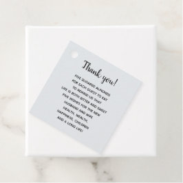 Persoonlijke Trouwdag Almond Verpakkingslabel Bedankjes Labels