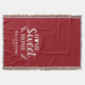 Persoonlijke Trouwdag Voor Koppels Deken (Voorkant)