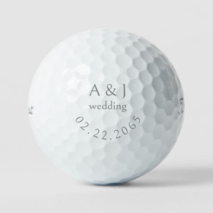 Persoonlijke Trouwdag Zilveren Favor Titleist Pro Golfballen