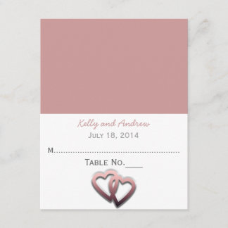 Persoonlijke trouwlocatiekaart kaart