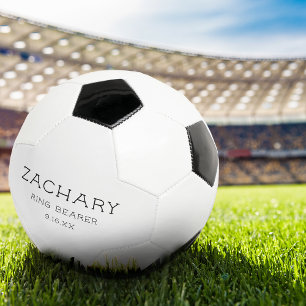 Persoonlijke trouwringdrager aandenken voetbal