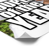 Persoonlijke Trouwtijdschrift Cover Poster (Hoek)