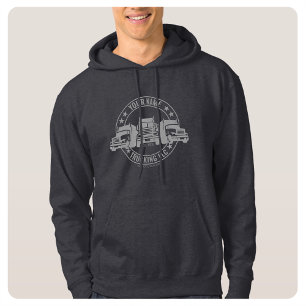 Persoonlijke Trucker Grote Rig Semi Truck Vervoer Hoodie