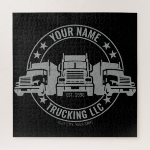 Persoonlijke Trucker Grote Rig Semi Truck Vervoer Legpuzzel