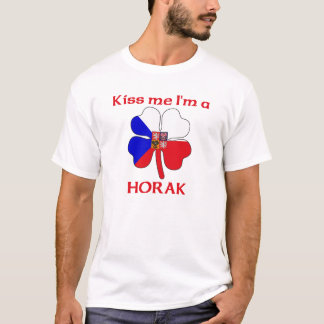 Persoonlijke Tsjechische kus Ik ben Horak T-shirt