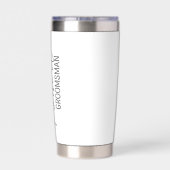 Persoonlijke tumbler voor mannen, cadeau voor hem, geïsoleerde drinkbeker (Achterkant)