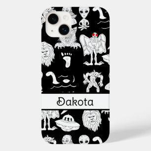 Persoonlijke UFO, Alien, Bigfoot Cryptid Case-Mate iPhone 14 Plus Hoesje
