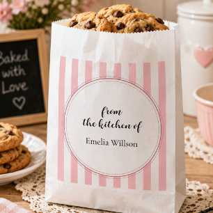 Persoonlijke "Uit de keuken van" bakkerij Bedankzakje