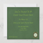 Persoonlijke uitnodiging voor feestje met juwelen (Achterkant)