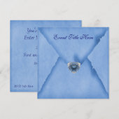 Persoonlijke uitnodiging voor feestje met juwelen (Voorkant / Achterkant)