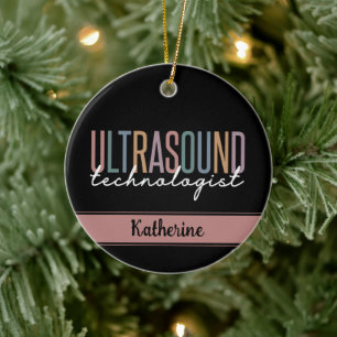 Persoonlijke Ultrasound-cadeautjes van de technolo Keramisch Ornament