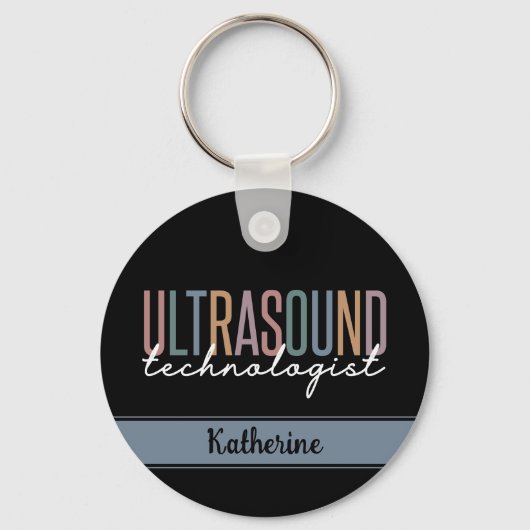 Persoonlijke Ultrasound-cadeautjes van de technolo Sleutelhanger (Voorkant)