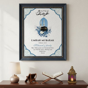 Persoonlijke Umrah Mubarak Islamitische Wandkunstp Poster