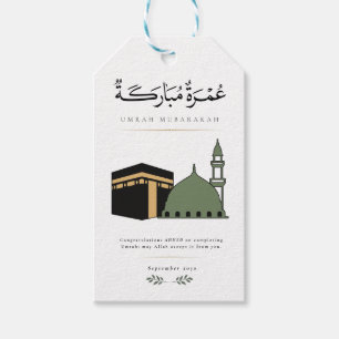 Persoonlijke Umrah Mubarakah Cadeaulabel