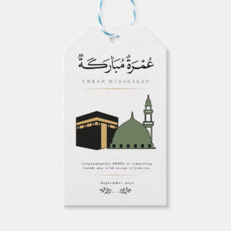 Persoonlijke Umrah Mubarakah Cadeaulabel