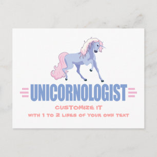Persoonlijke Unicorn Briefkaart