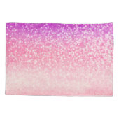 Persoonlijke Unicorn Ombre Glitter Pillow-Hoesjes Kussensloop (Achterkant-Links)