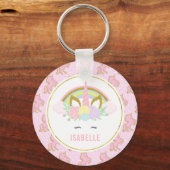 Persoonlijke Unicorn-Sleutelhanger Sleutelhanger (Voorkant)