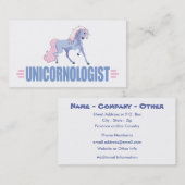 Persoonlijke Unicorn Visitekaartje (Voorkant / Achterkant)