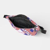 Persoonlijke USA Heritage Vlag Heuptasje (Open)