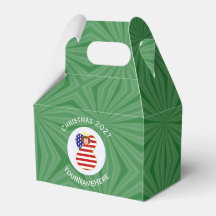 Persoonlijke USA Rode Haar Engel Kerstvlag