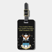 Persoonlijke USAFA bagagelabel (Voorkant verticaal)