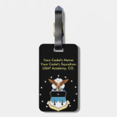 Persoonlijke USAFA bagagelabel (Achterkant verticaal)