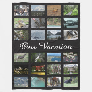 Persoonlijke Vacation Foto Fleece Deken