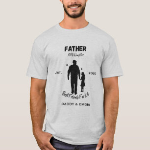 Persoonlijke vader en dochter Beste vrienden voor T-shirt
