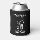 Persoonlijke vader- en dochternaamdag blikjeskoeler (Blikje Achterkant)